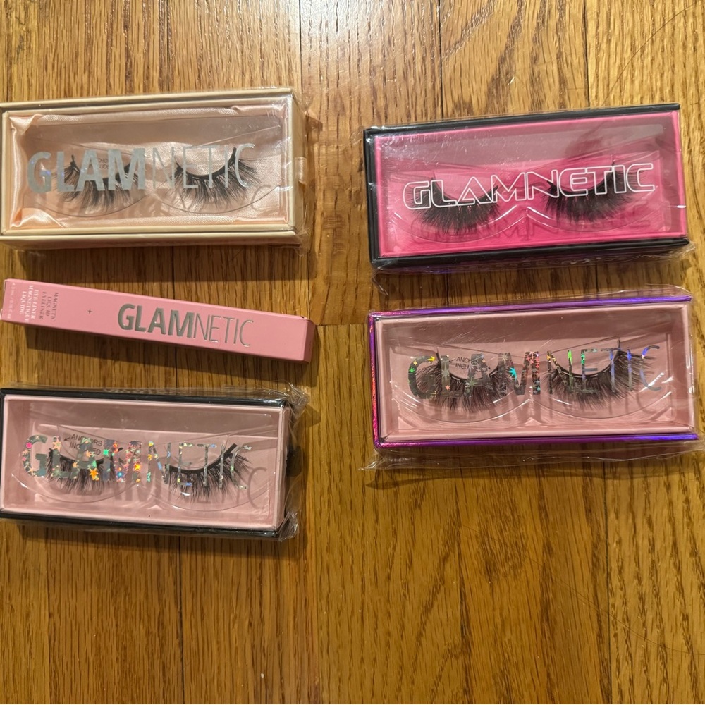 Glamnetic False Eyelash Set Bundle (4)